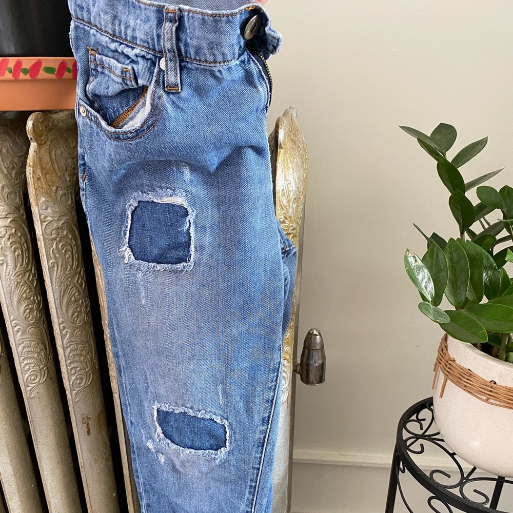 PacSun Patch High Waisted Jeans